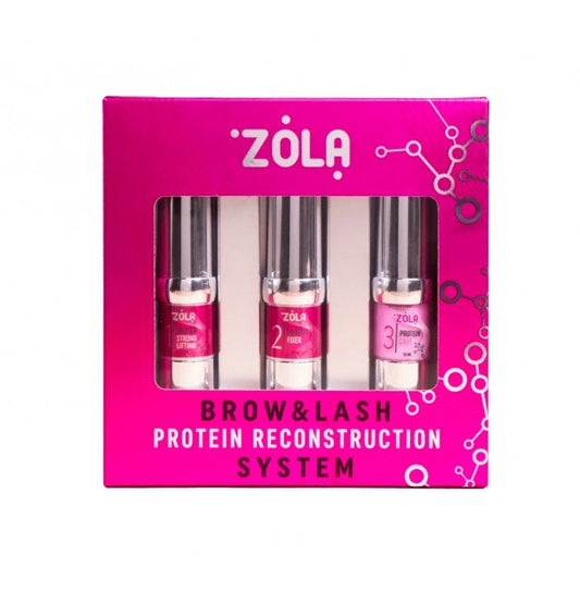 Zestaw do laminacji brwi&rzęs Zola/PINK